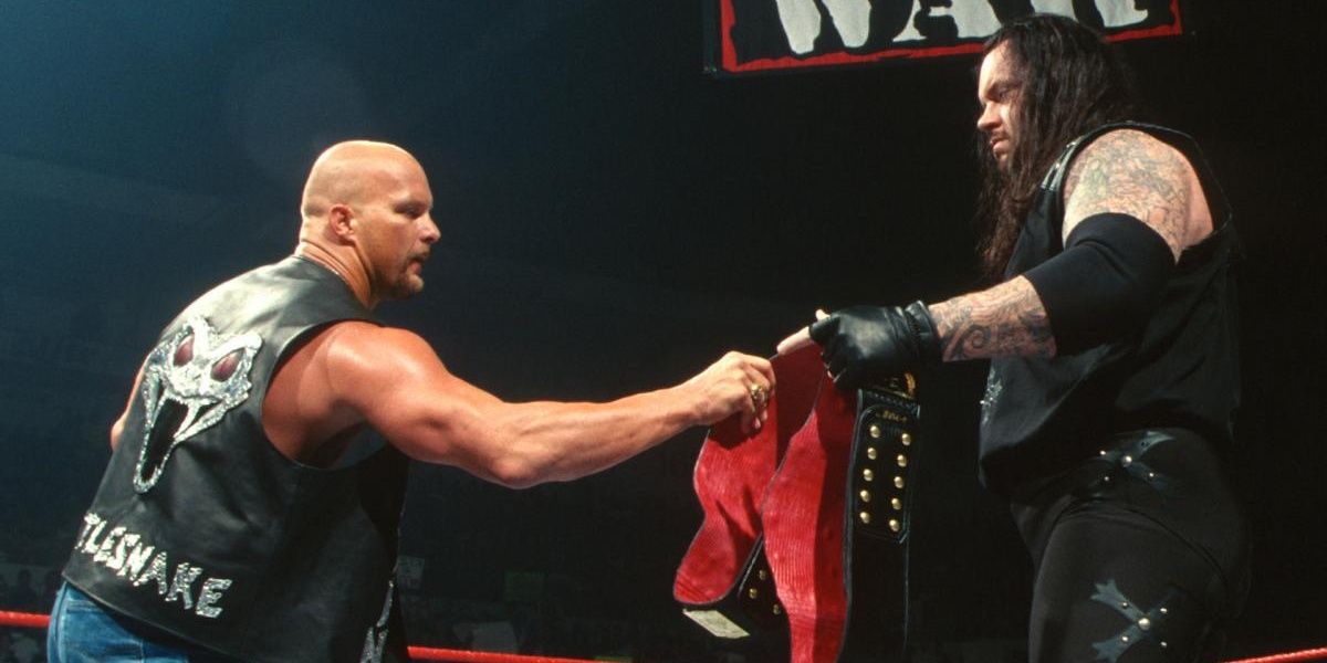 Stone Cold and Undertaker Tag Team Champions Cropped
