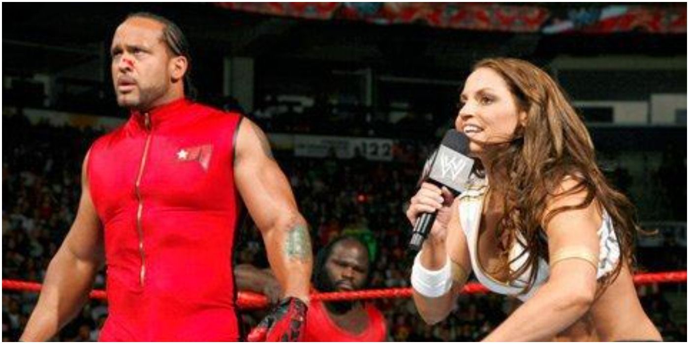 Trish Stratus and MVP WWE Raw