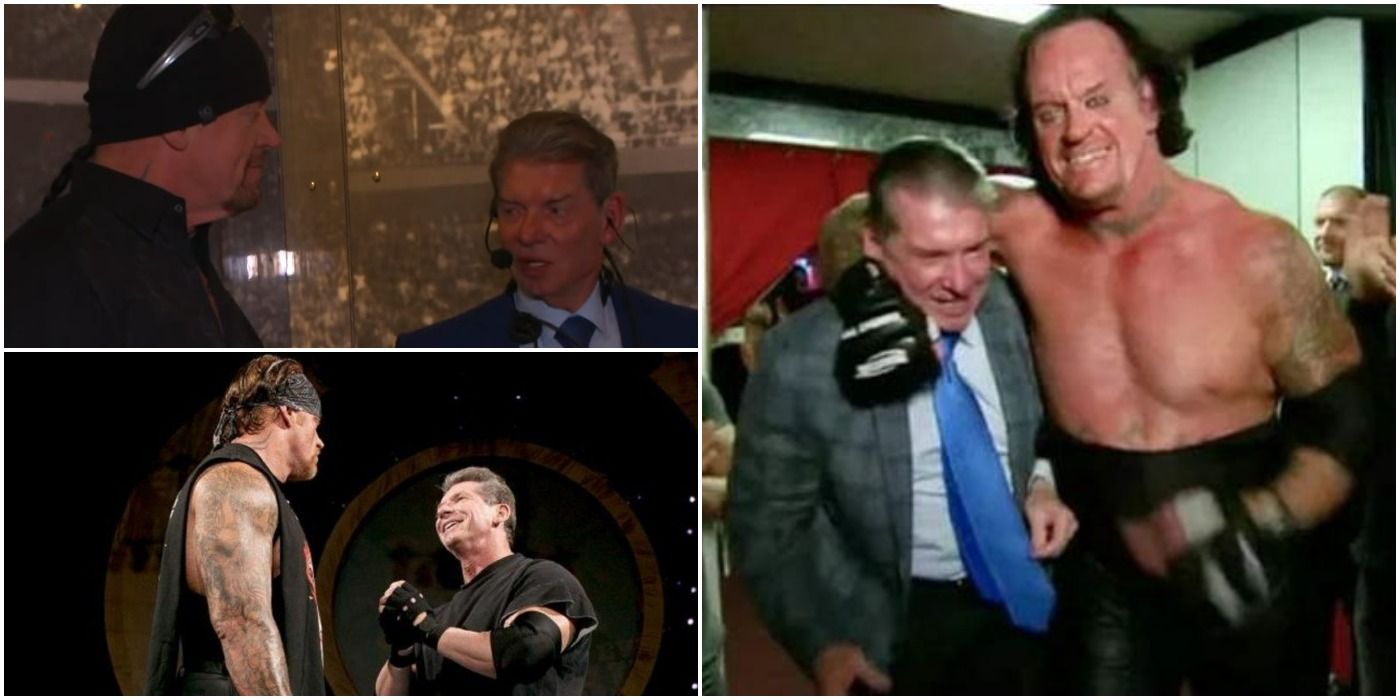 Undertaker and Vince McMahon feature