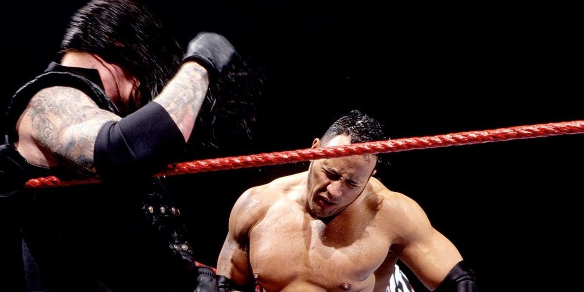 Undertaker v Rock Survivor Series 1998 Cropped