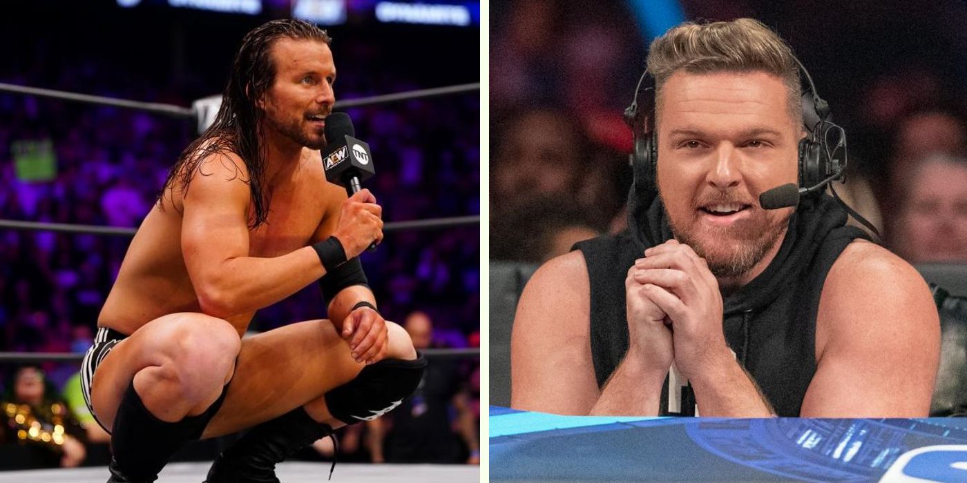 Adam Cole in AEW and Pat McAfee in WWE 