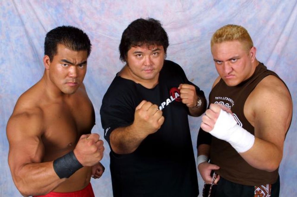 Ryan Sakoda, Shinya Hashimoto, and Samoa Joe