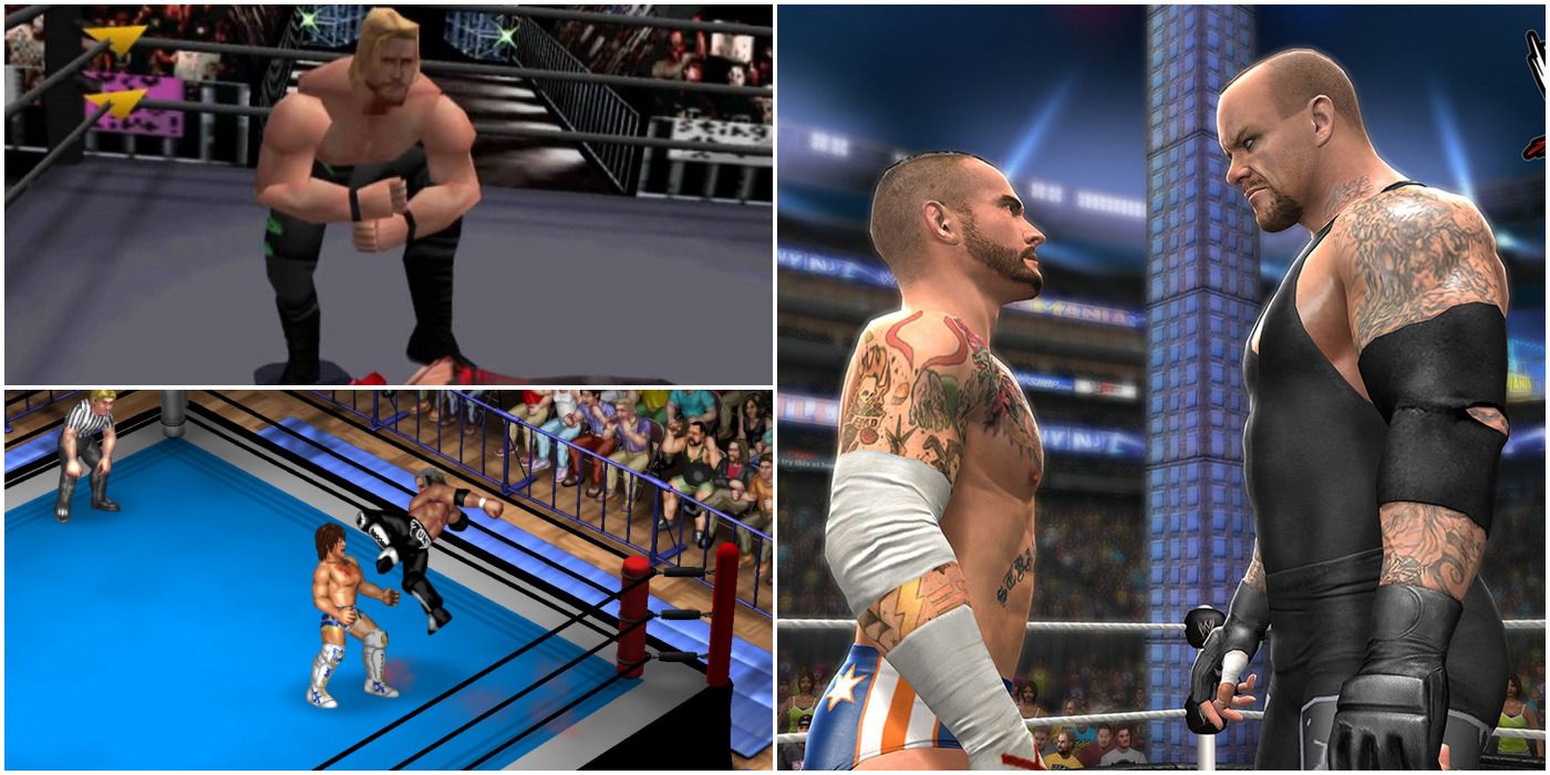 Wrestling video games: Fire Pro Wrestling World, WCW/nWo Revenge, and WWE 2K14