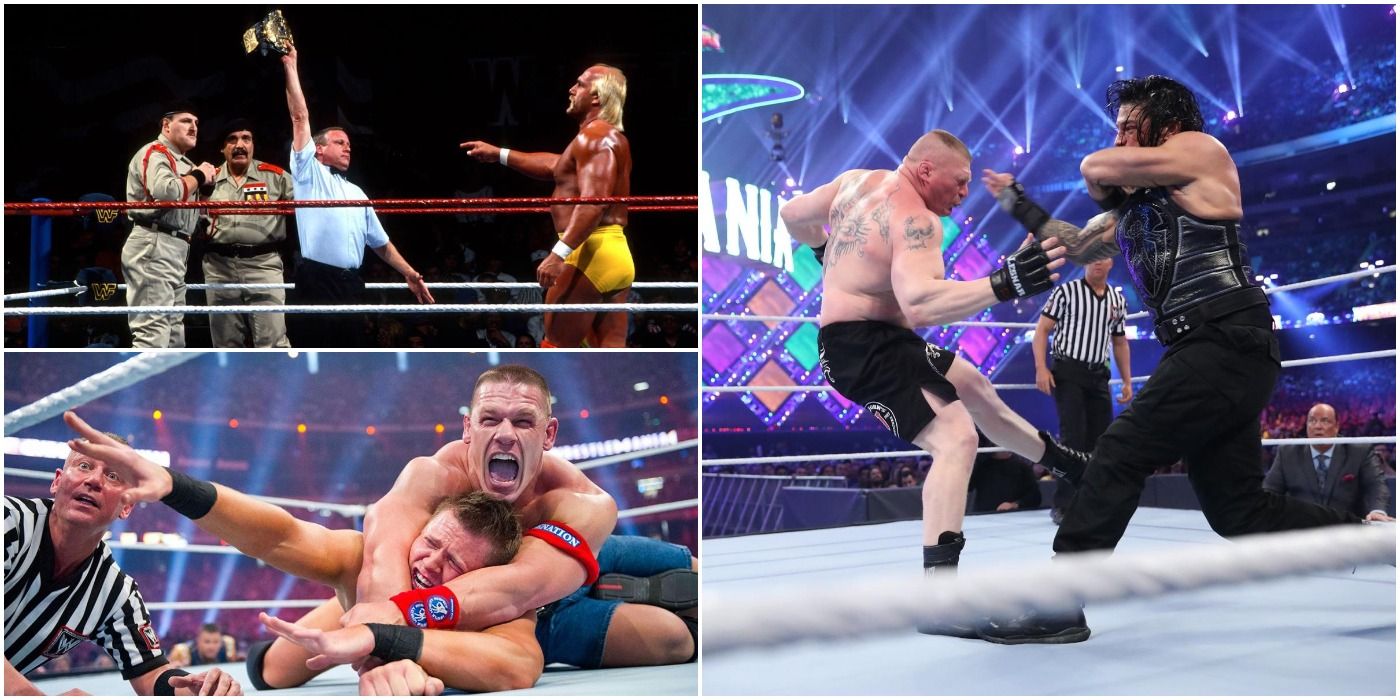 10 Worst WrestleMania Main Events, According To
