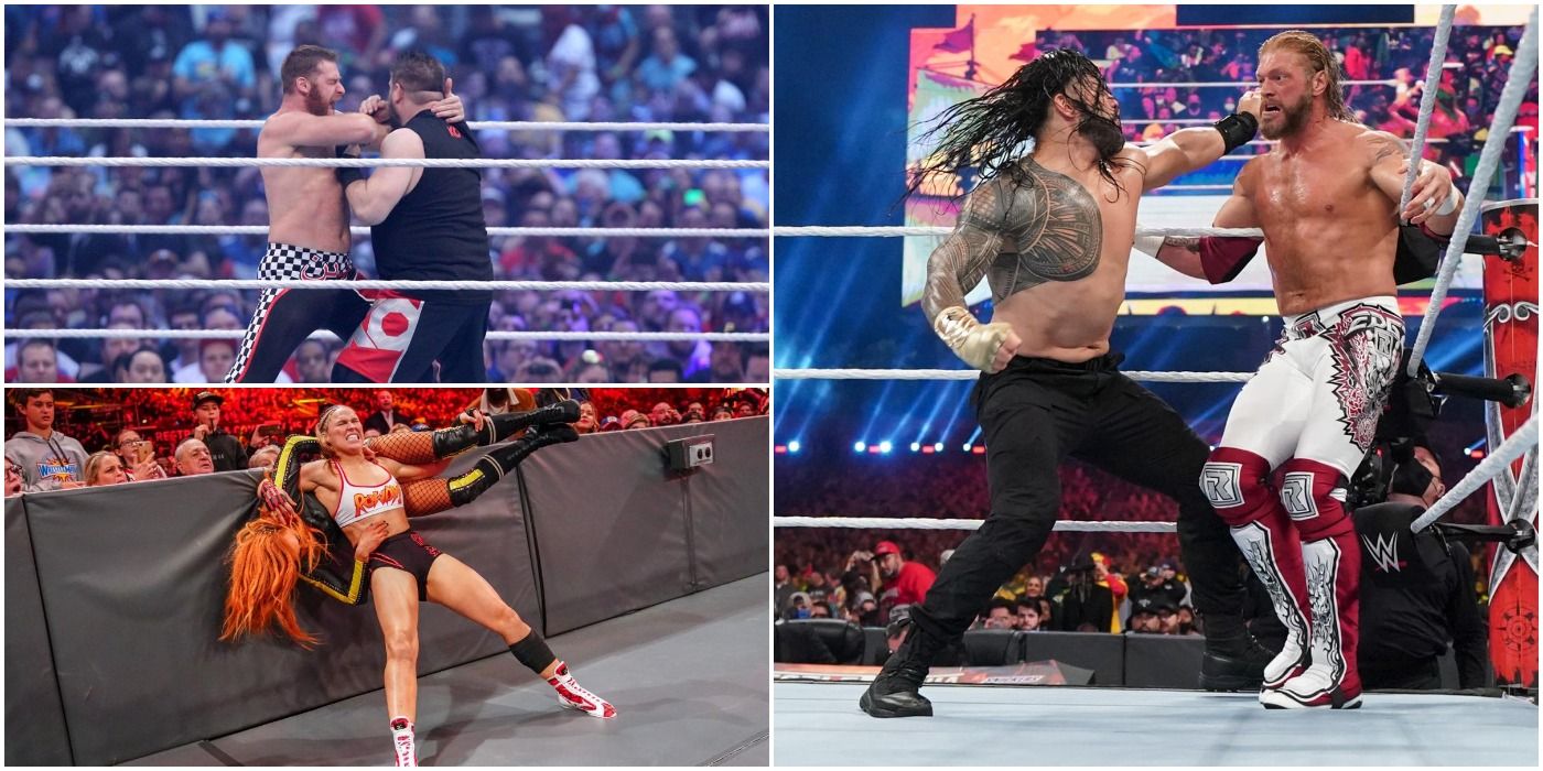 10 WrestleMania Multi-Person Matches That Should've Been A Singles Match Featured Image