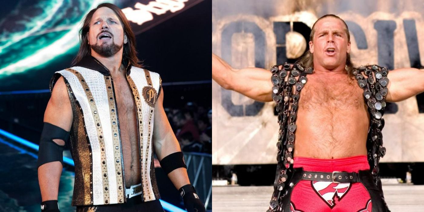 AJ Styles and Shawn Michaels