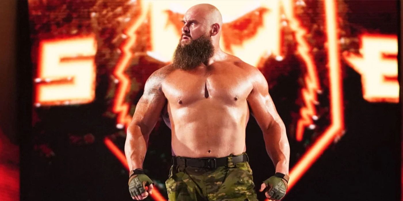 Braun Strowman coming to the ring in WWE