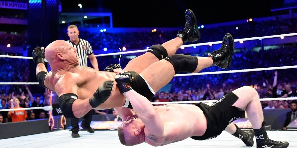 Brock Lesnar defeated Goldberg to win his first Universal Championship