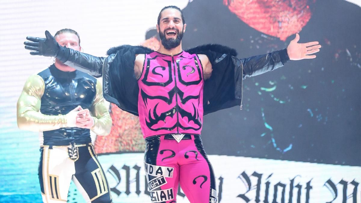 Seth Rollins in Rey Mysterio outfit