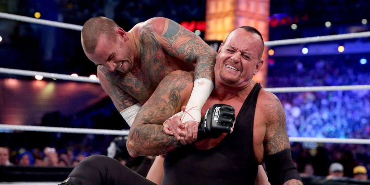 CM Punk v Undertaker WrestleMania 29 Cropped