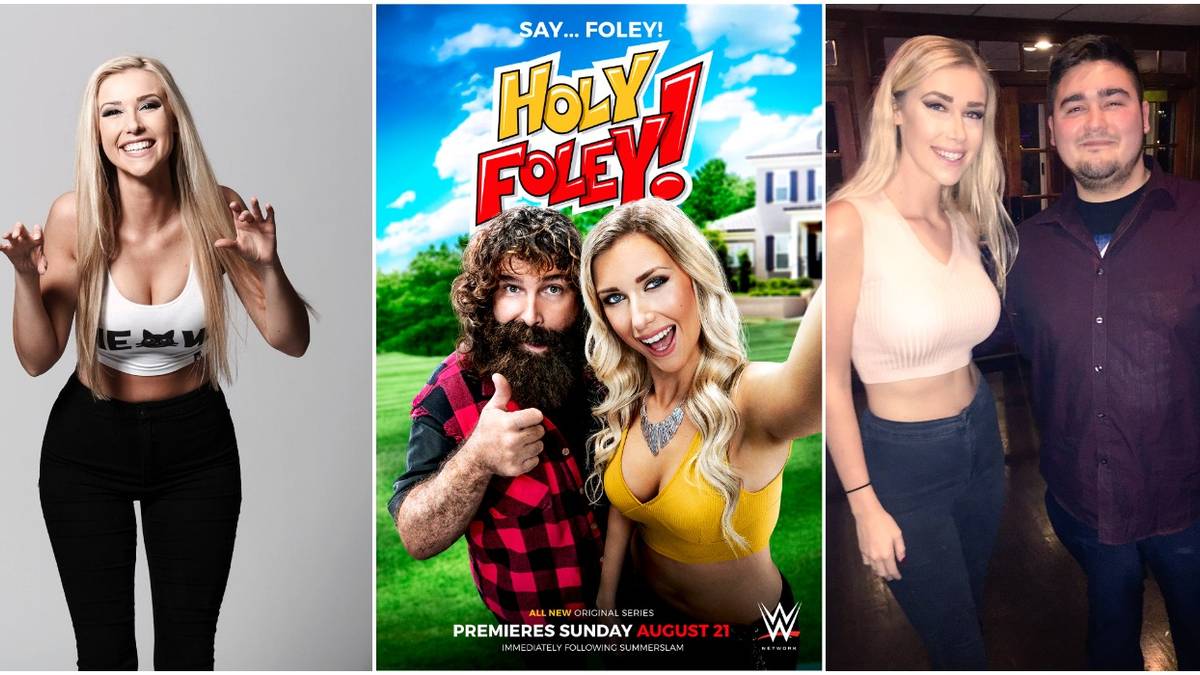 mick foley daughter purple dress Throwback to Extreme Rules 2016!!! This was actually when we were filming Holy Foley!!! Crazy this was 5 years ago!! What did you guys think of the show tonight?! #ExtremeRules