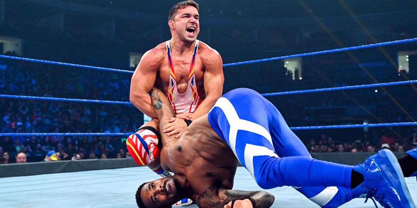 Chad Gable wrestling in WWE