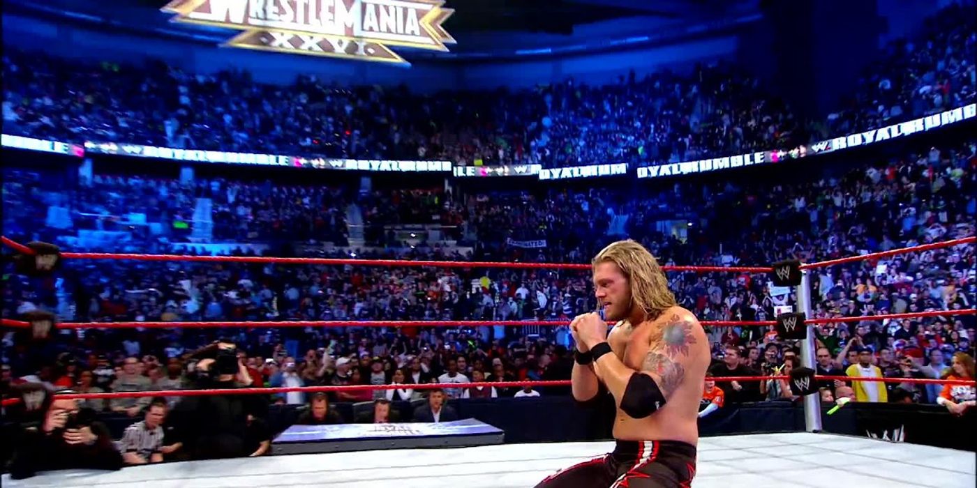 Edge at the 2010 Royal Rumble