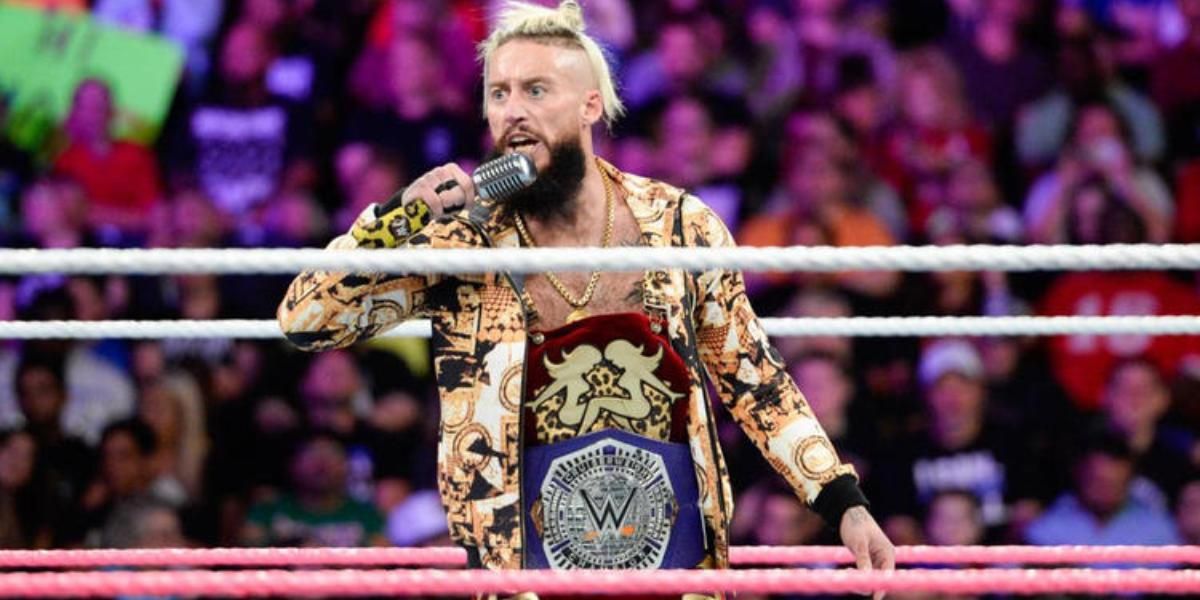 Enzo Amore in WWE as Cruiserweight Champion