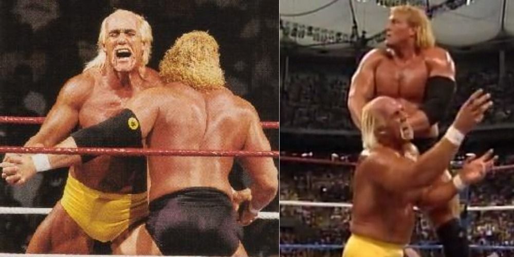 Hulk Hogan Sid Justice Test  Of Strength