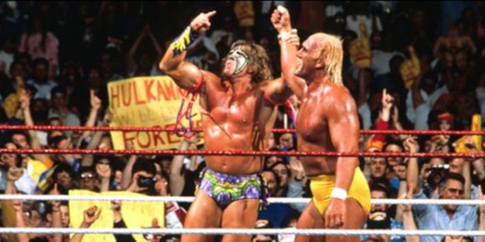 Hulk Hogan Ultimate Warrior WrestleMania 8