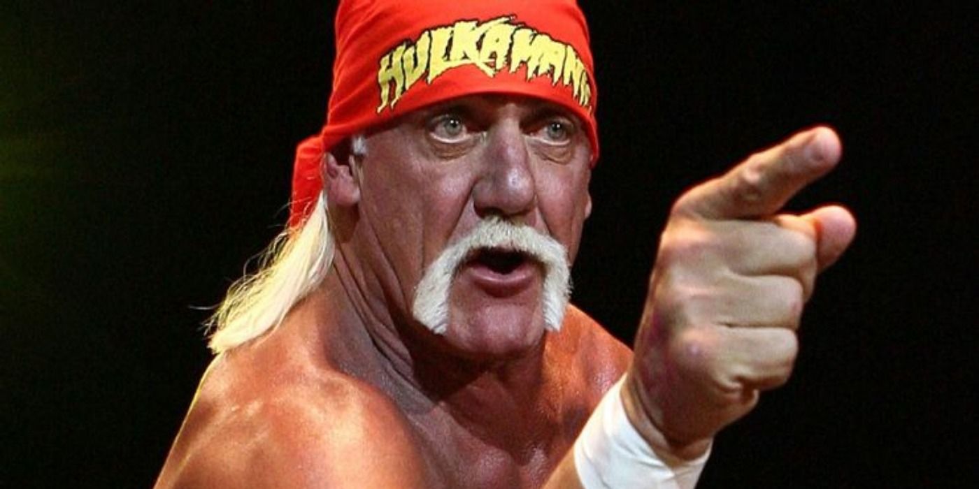 Hulk Hogan cutting a WWE promo
