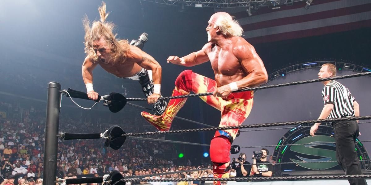 Hulk Hogan v Shawn Michaels SummerSlam 2005 Cropped