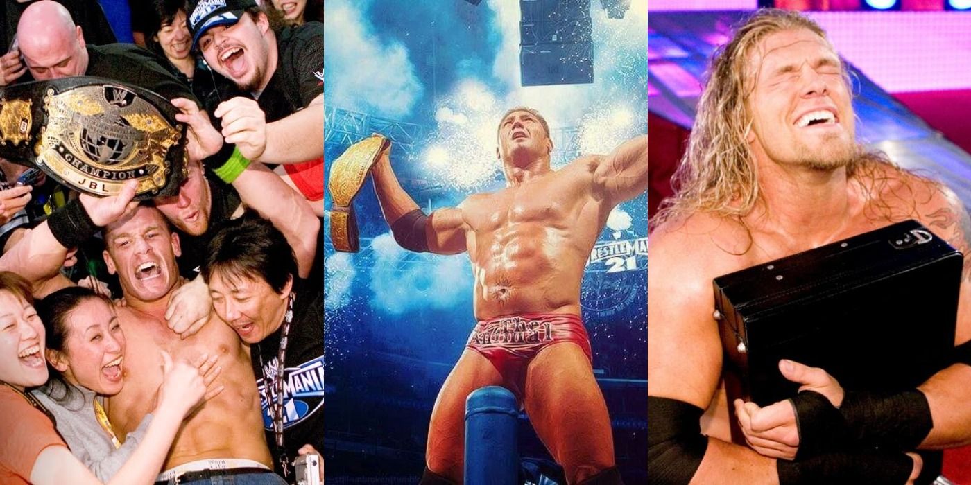 John Cena Batista Edge Win WrestleMania 21