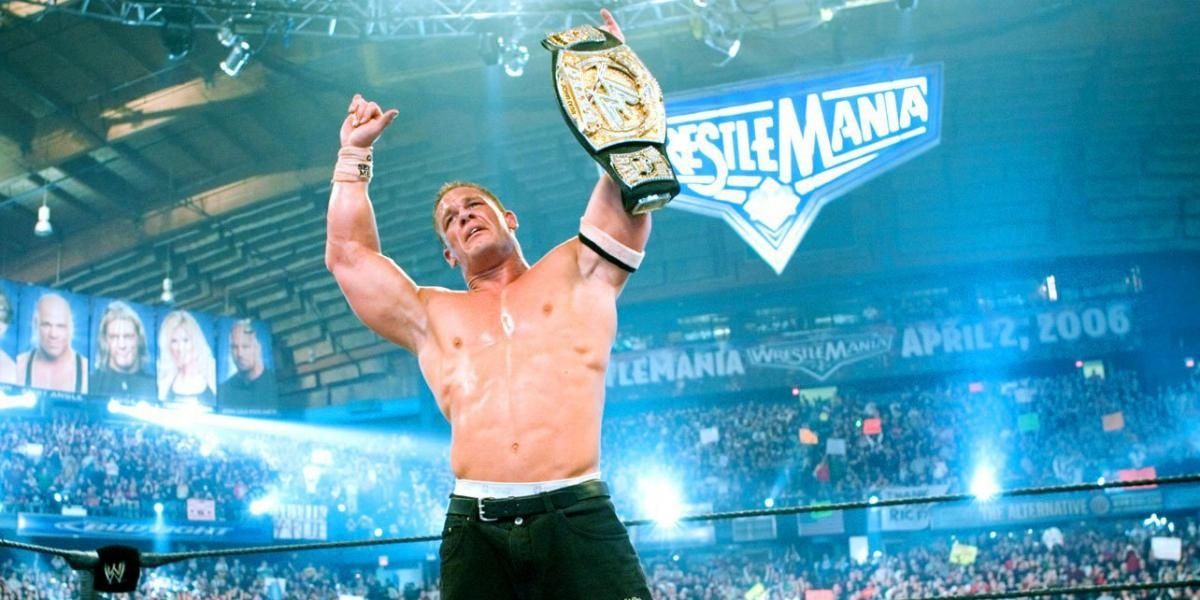 John Cena v Triple H WrestleMania 22 2nd reign Cropped