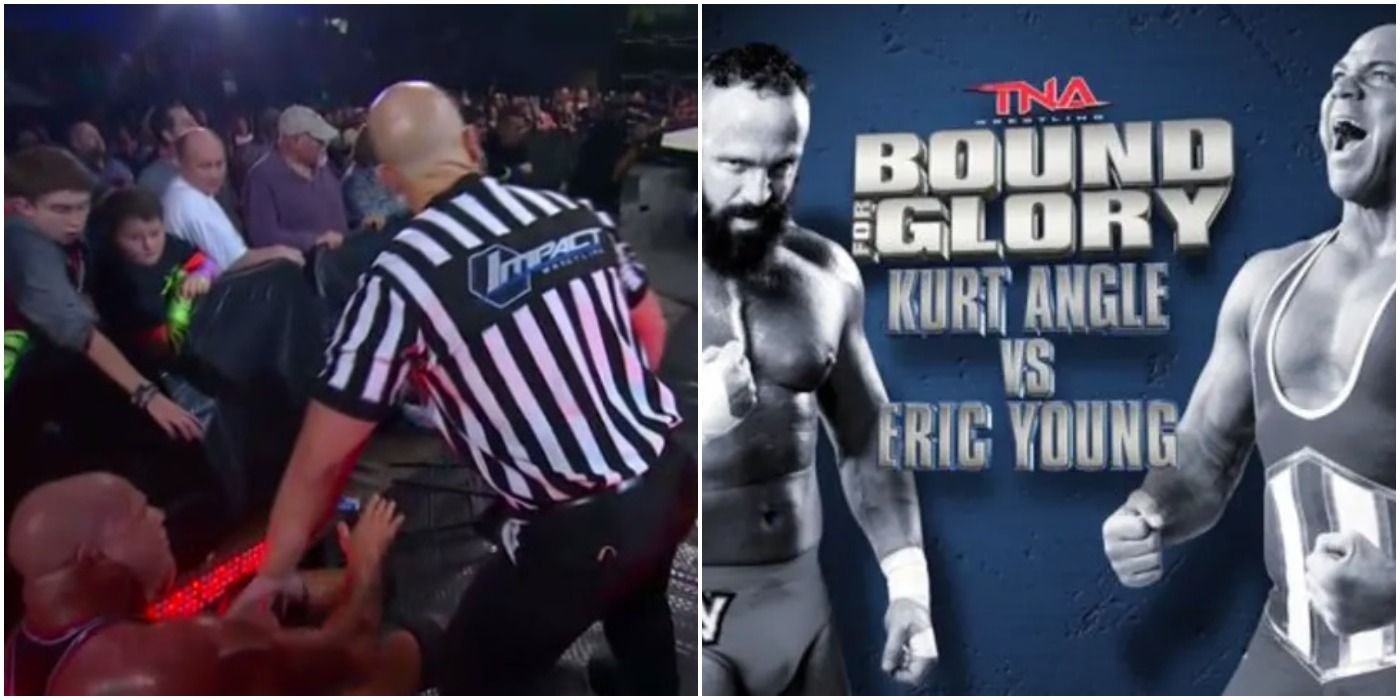 Kurt Angle vs Eric Young TNA Bound For Glory