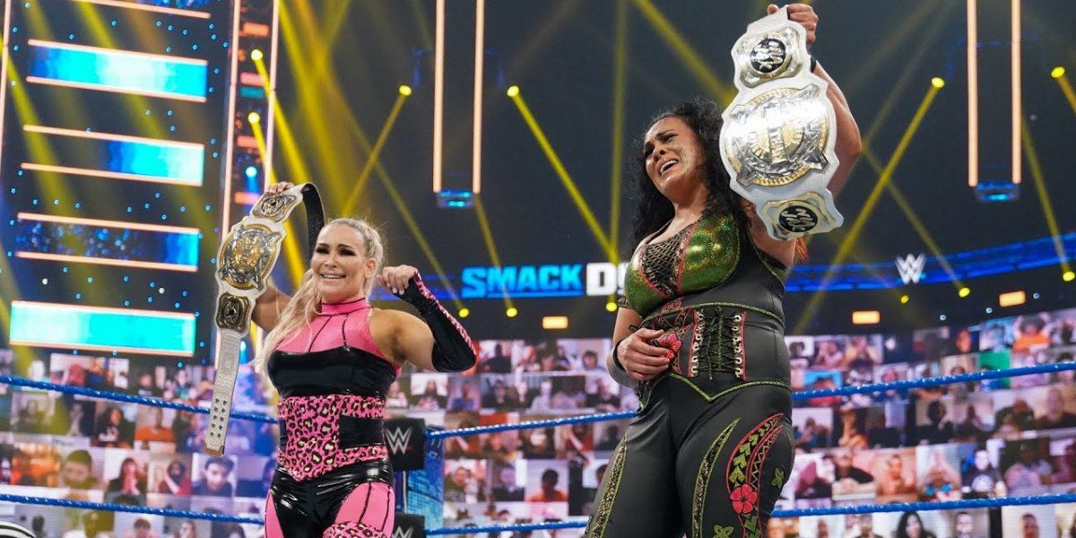 Natalya and Tamina SmackDown Women's Champions