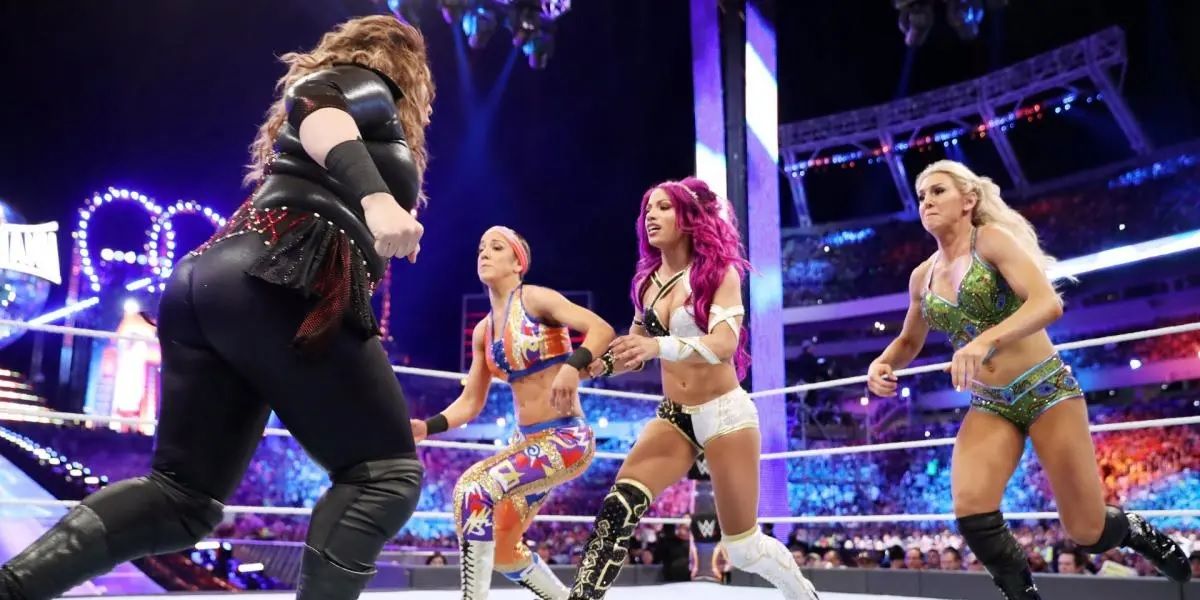 Nia Jax, Bayley, Charlotte Flair, Sasha Banks