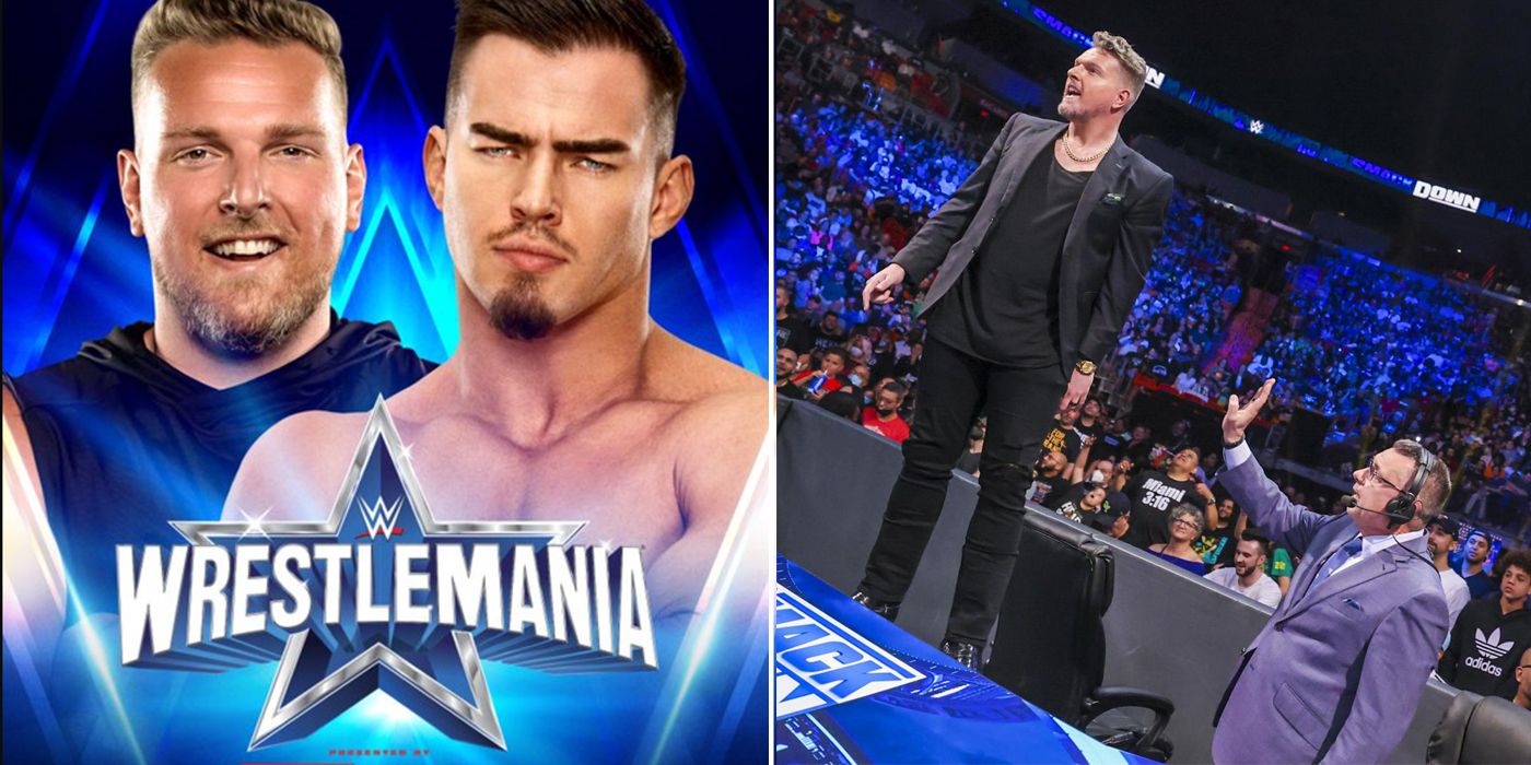 Austin Theory Officially Pat McAfee's Opponent For WrestleMania 38