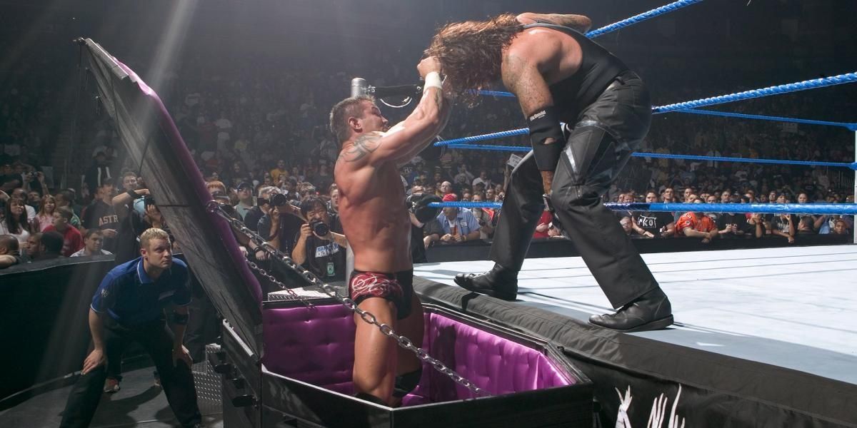 Randy Orton Undertaker Casket Match