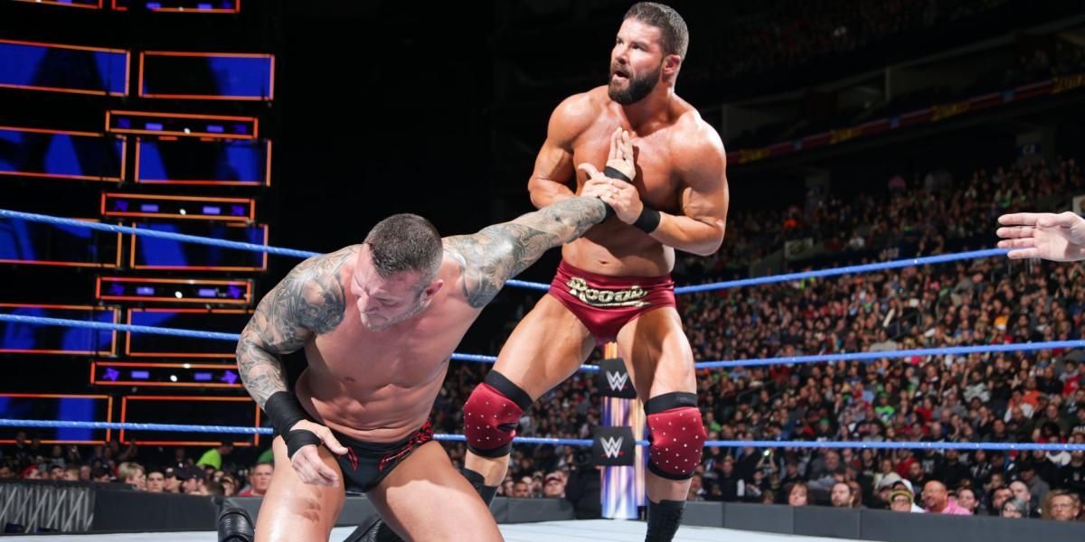Randy Orton v Bobby Roode Fastlane 2018 Cropped
