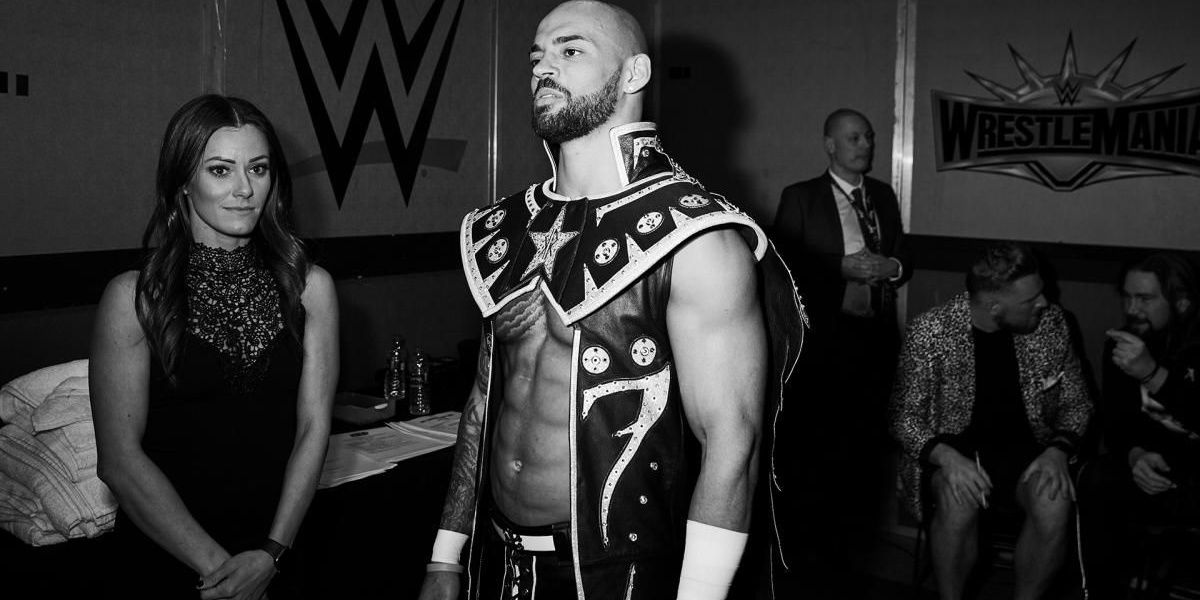 Ricochet backstage at Takeover 