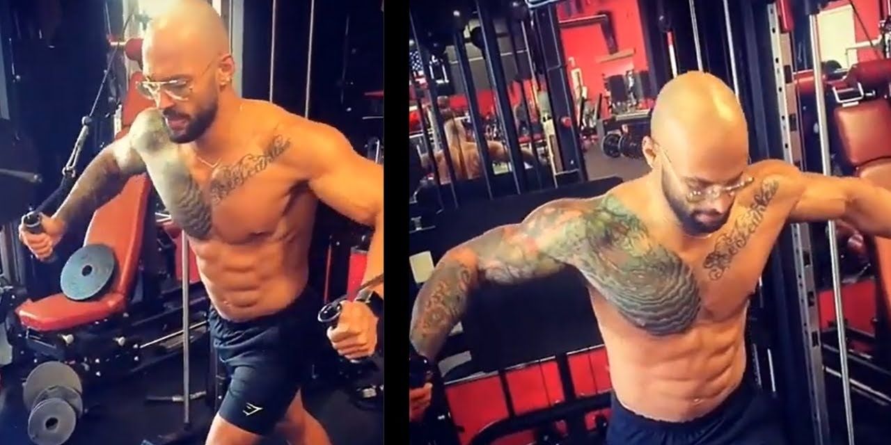 Ricochet working out 