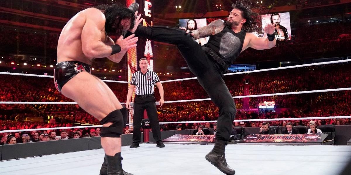 Roman Reigns v Drew McIntyre WrestleMania 35 Cropped