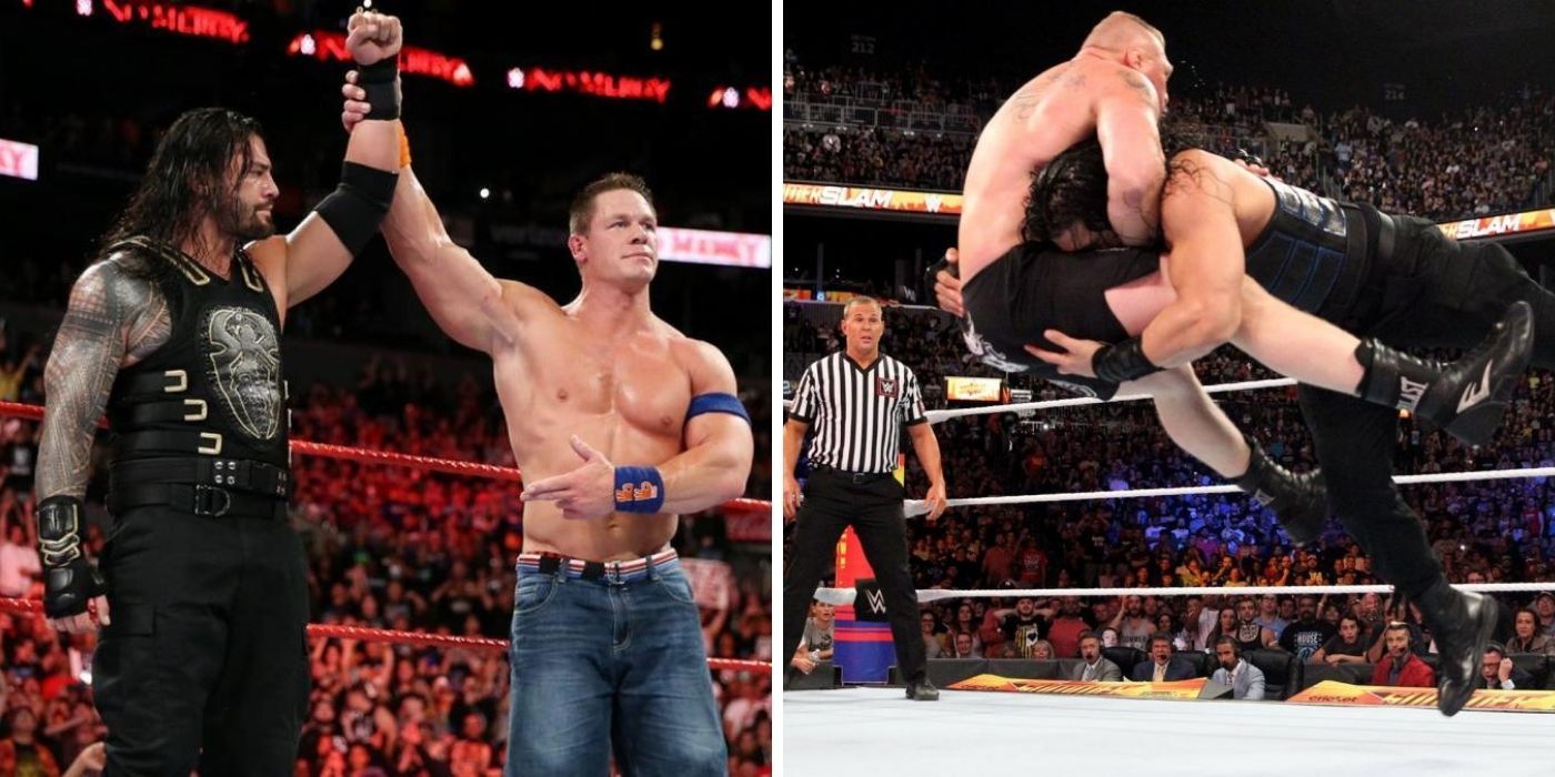 Roman Reigns vs John Cena and vs Brock Lesnar