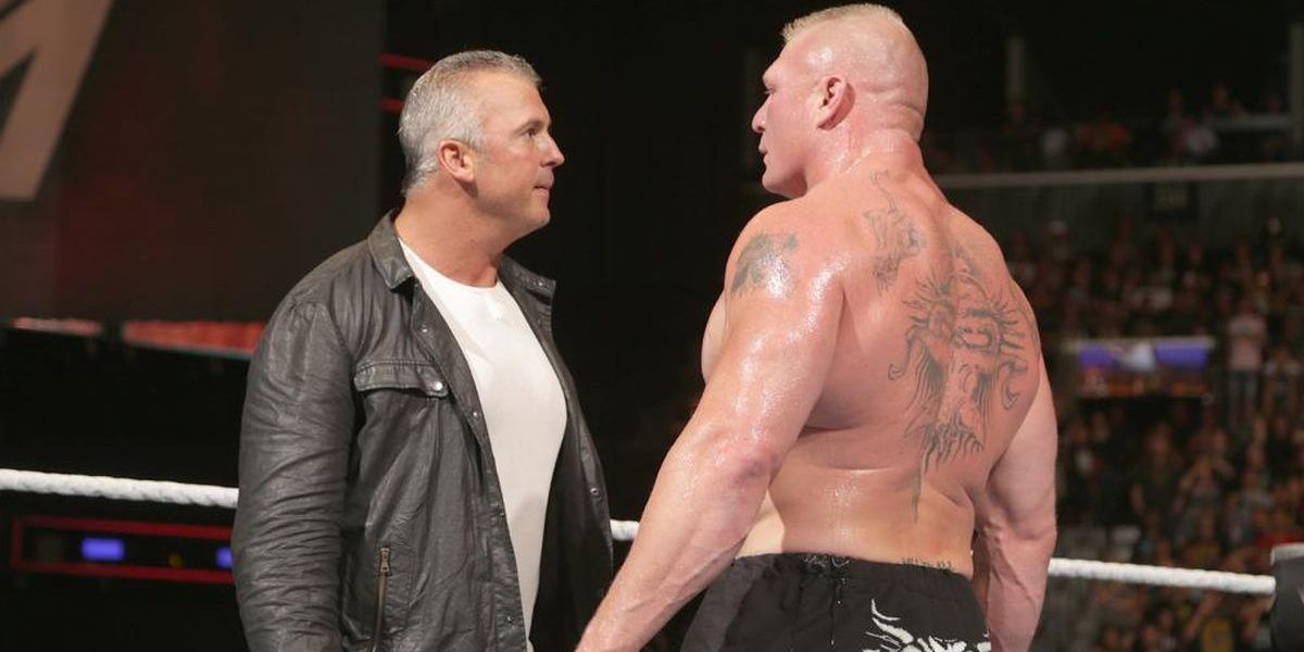Shane McMahon confronta a Brock Lesnar