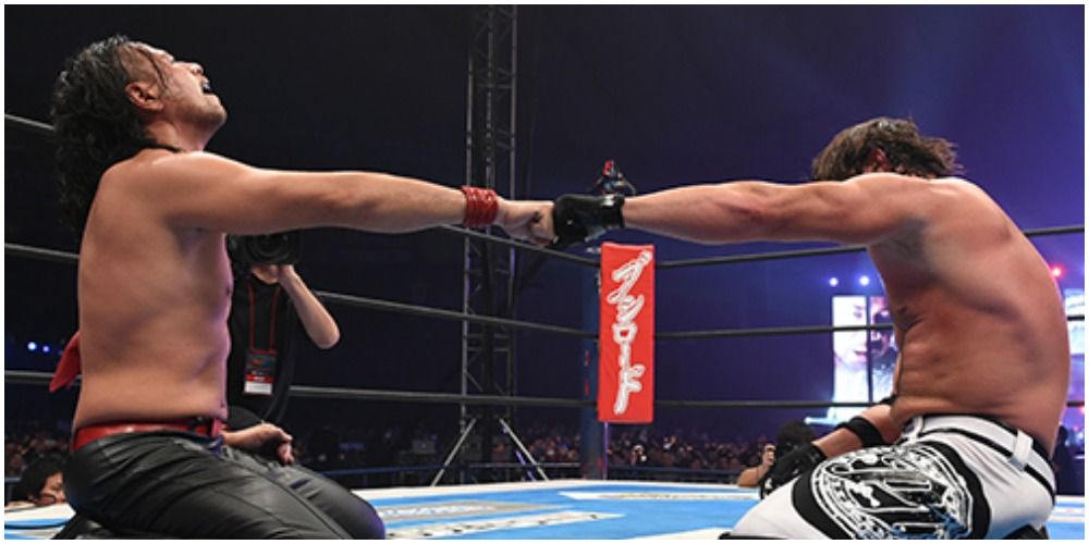 Styles Nakamura Wrestle Kingdom 10 In Tokyo Dome