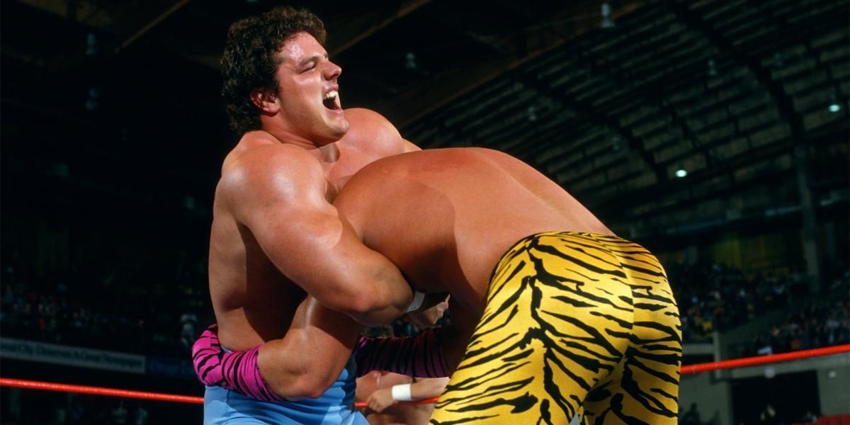 The Dream Team v The British Bulldogs WrestleMania 2 Cropped