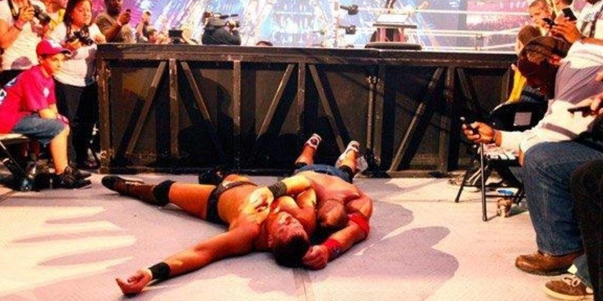 The Miz and John Cena WrestleMania concussion 