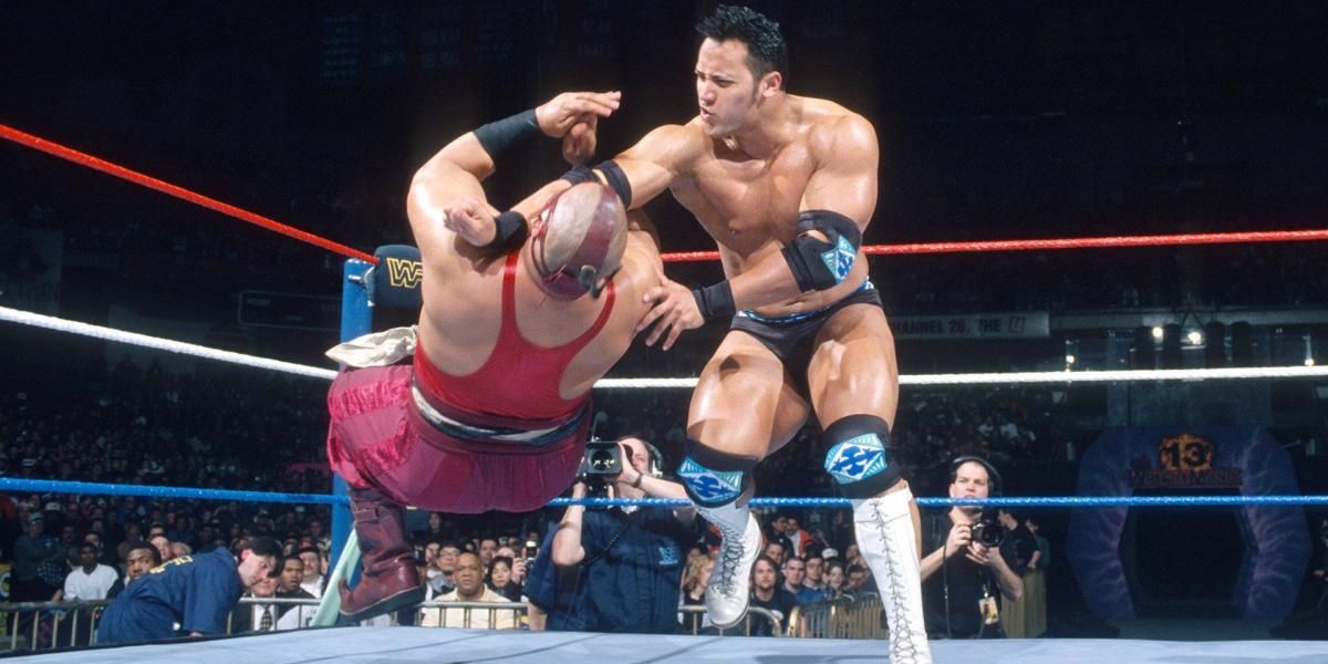 The Rock v The Sultan WrestleMania 13 Cropped