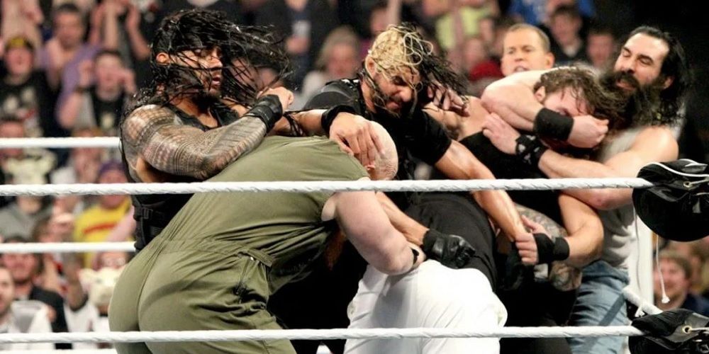 The Shield Vs The Wyatt Family