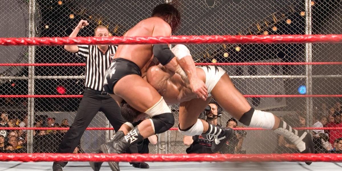 Triple H v Batista Vengeance 2005 Cropped