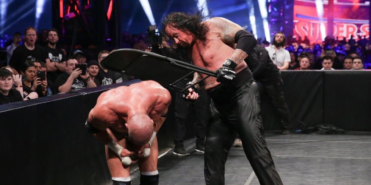 Triple H v Undertaker Super ShowDown 2018 Cropped