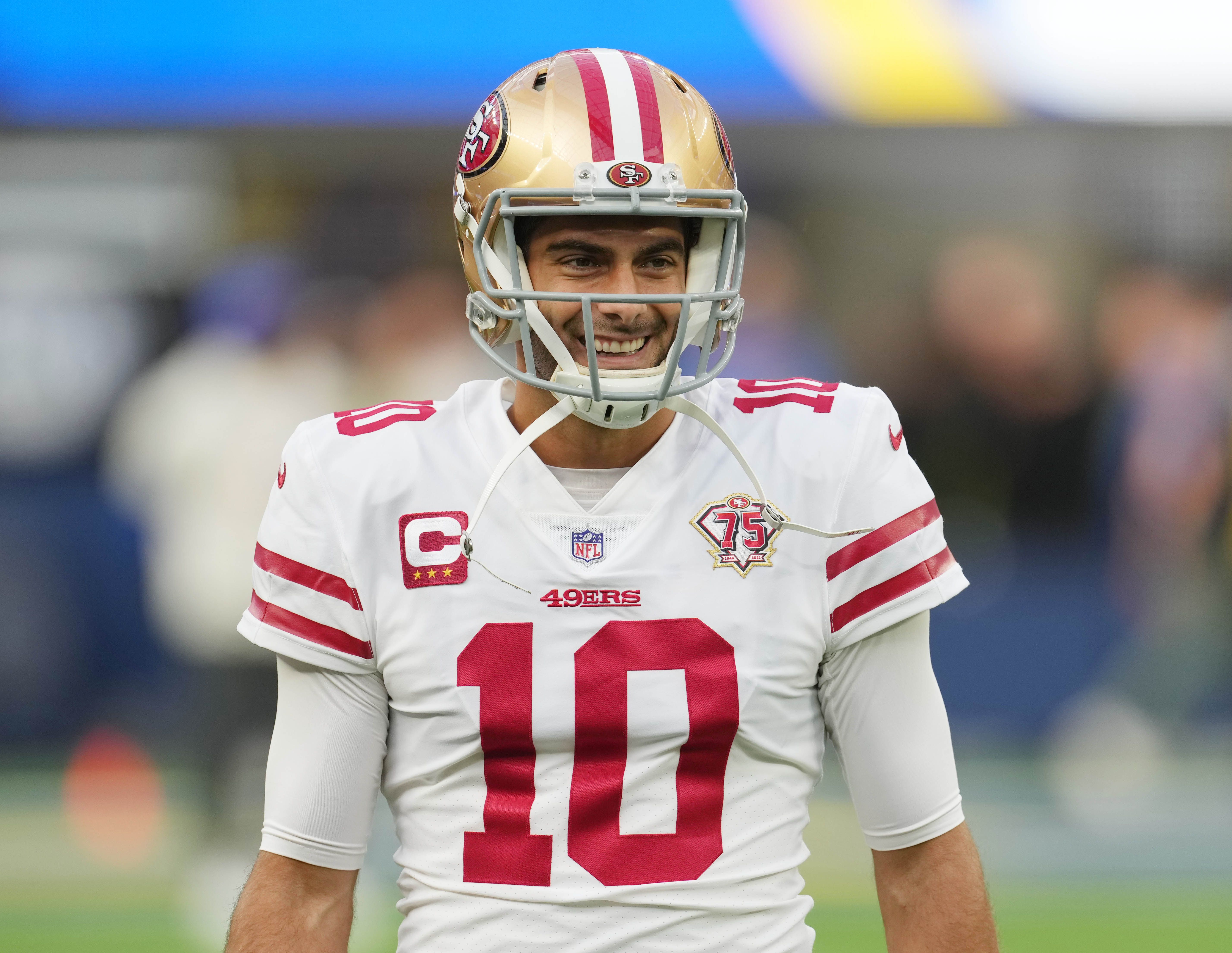 Jimmy G smiling