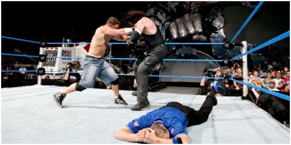 Undertaker John Cena smackdown
