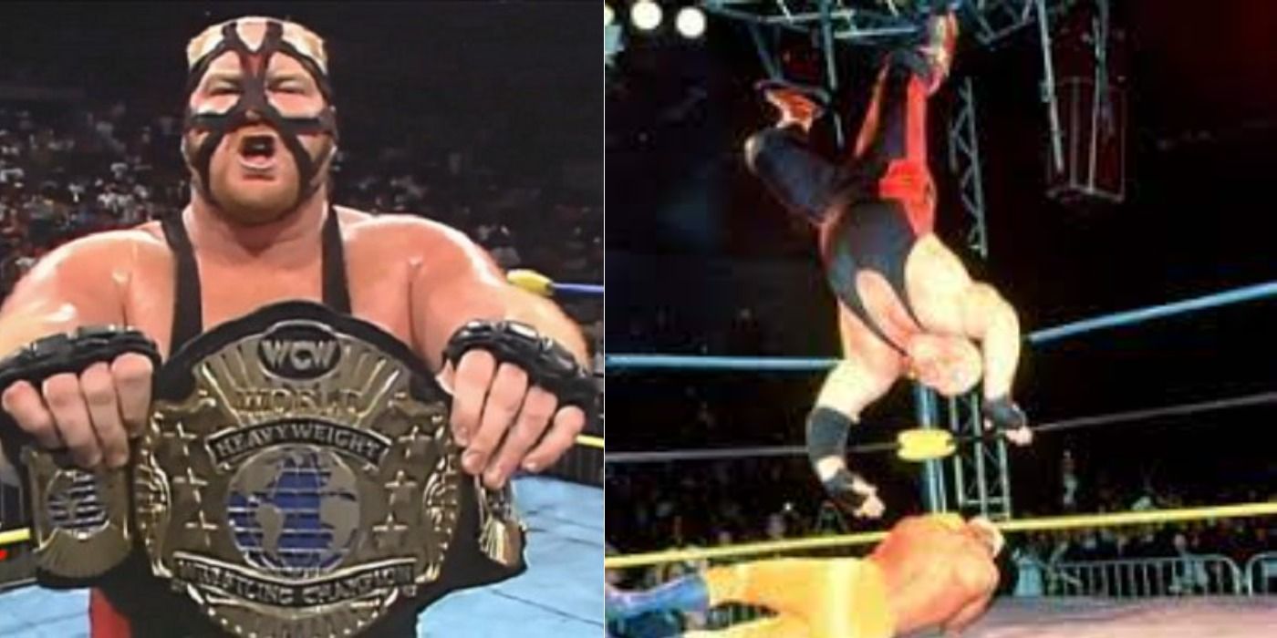 Vader WCW Champion Moonsault