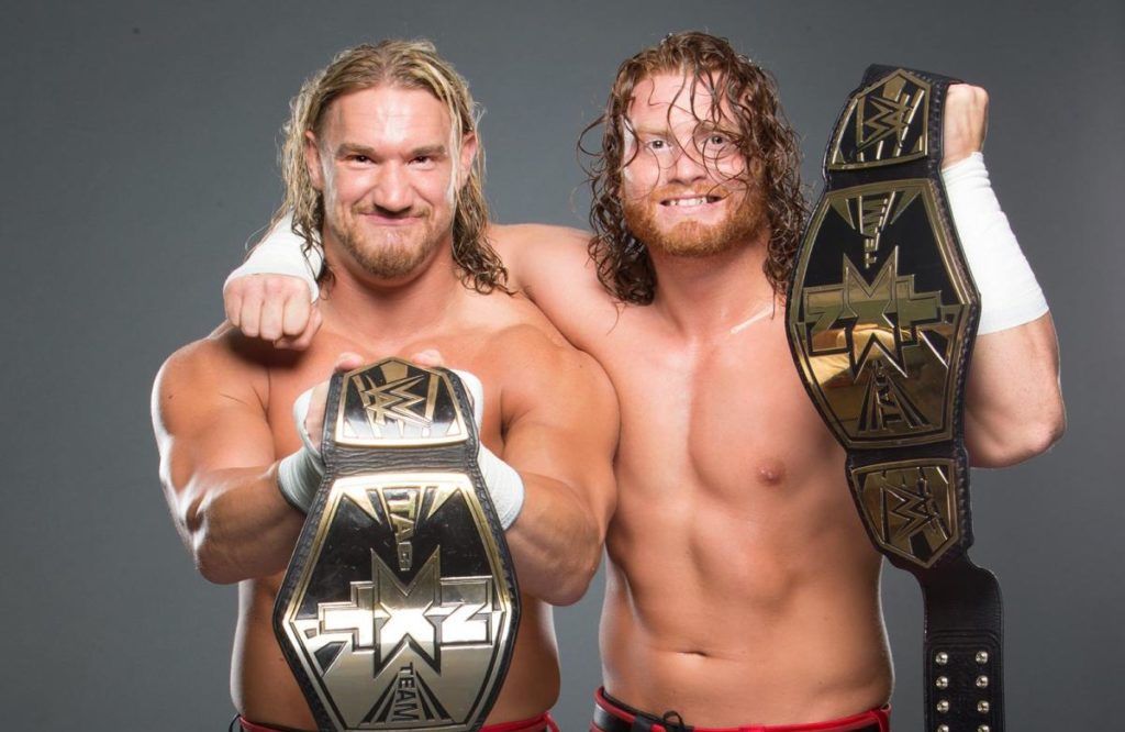 Wesley Blake and Buddy Murphy as NXT Tag Team Champions