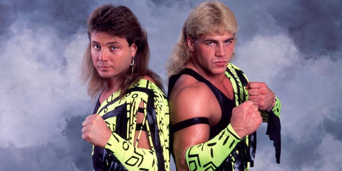 Shawn Michaels and Marty Jannetty as The Rockers