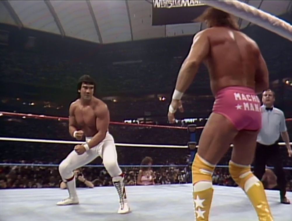 Ricky Steamboat vs. Randy Savage (WWE WrestleMania 3, 3/29/1987) - 9.09