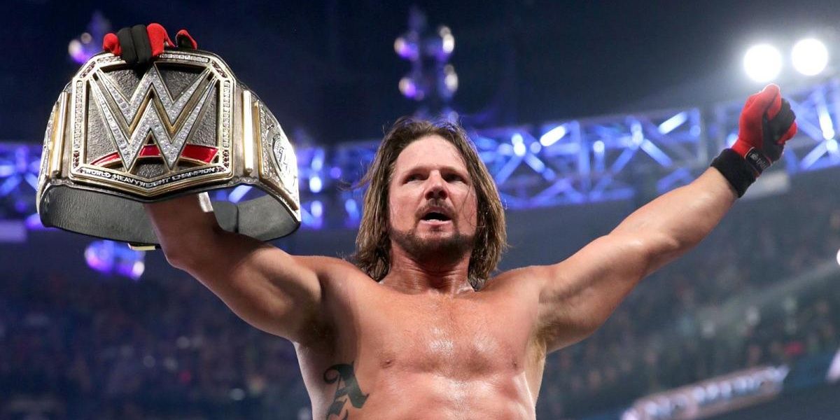 AJ Styles WWE Champion 1st Reign Cropped