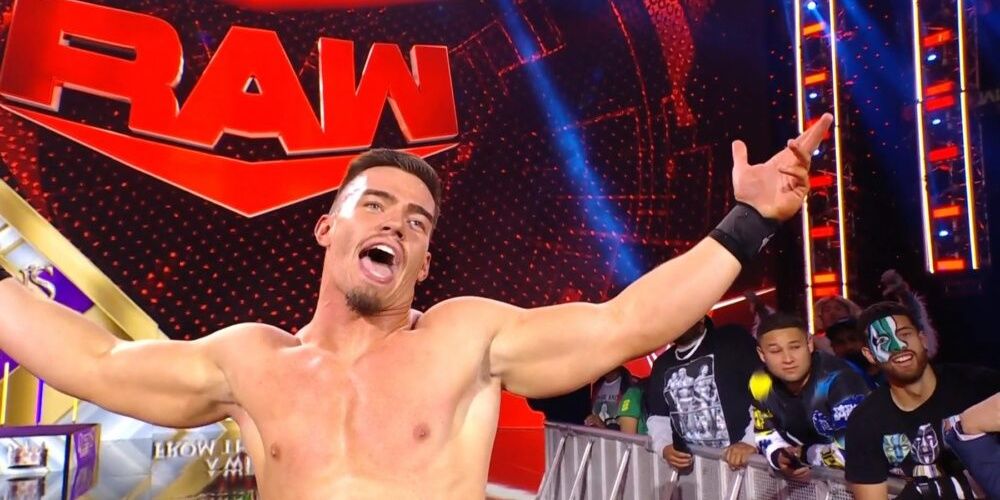 Austin Theory WWE Raw